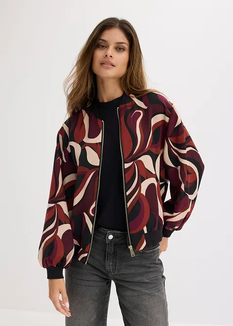 Bomber in satin fluido, bonprix