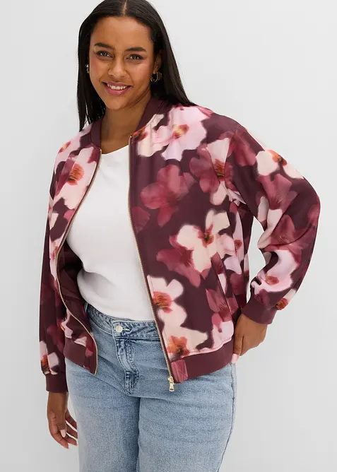Bomber in satin fluido, bonprix