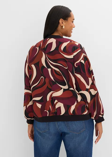 Bomber in satin fluido, bonprix