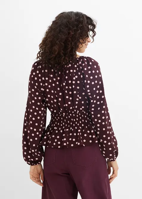 Blusa in satin fluido, bonprix