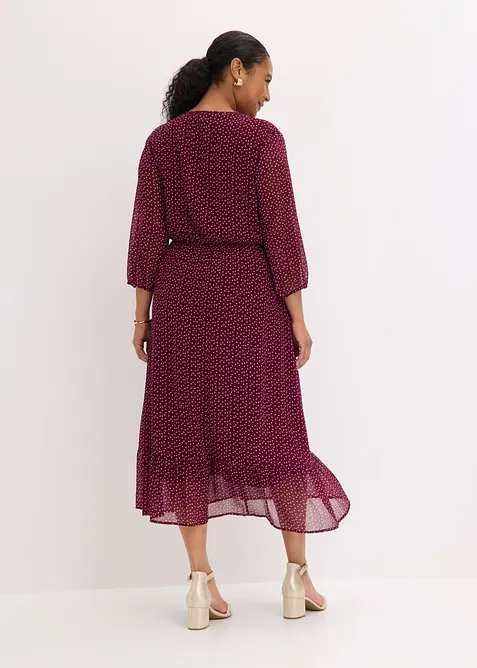 Abito lungo in chiffon, bonprix