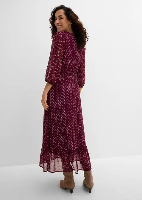 Abito lungo in chiffon, bonprix