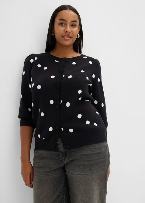 Cardigan in misto viscosa fine, bonprix
