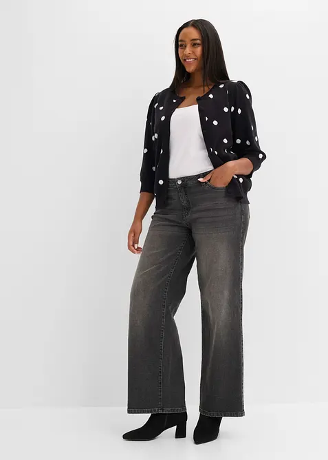 Cardigan in misto viscosa fine, bonprix