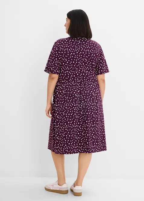 Abito in maglina di misto cotone ed elastan, bonprix