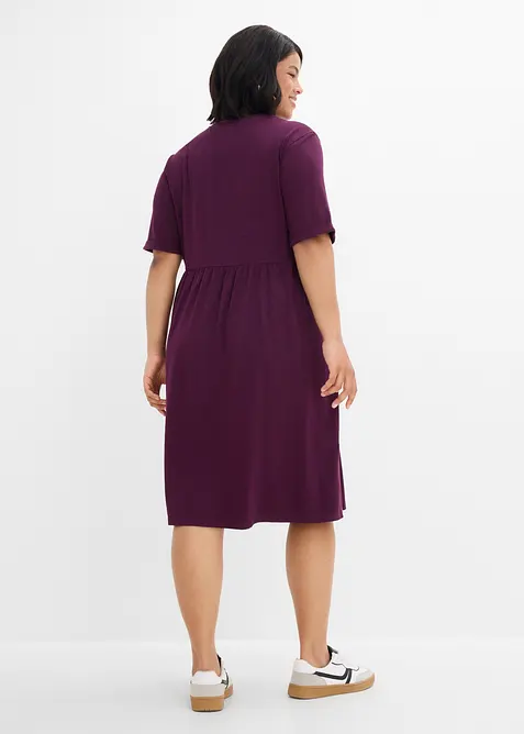 Abito in maglina di misto cotone ed elastan, bonprix