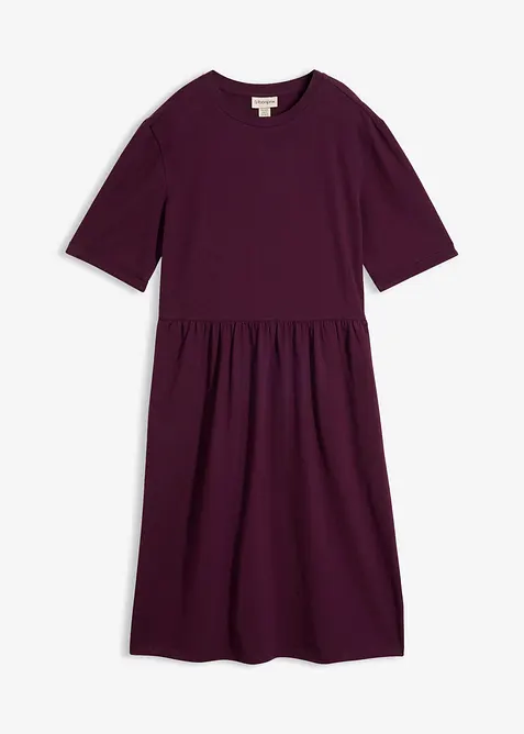Abito in maglina di misto cotone ed elastan, bonprix