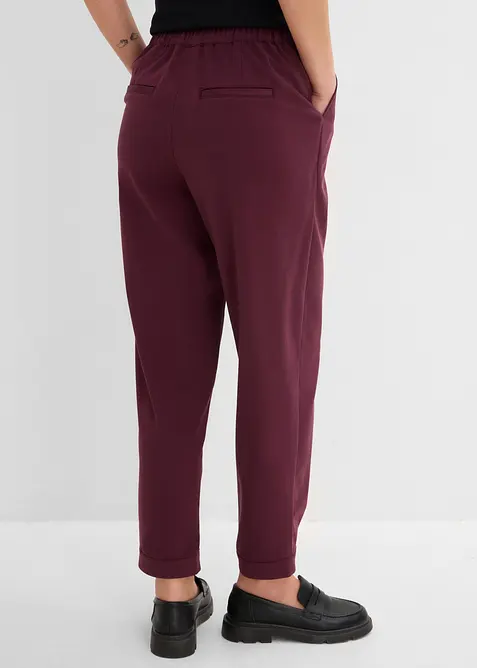 Pantaloni cropped con viscosa, bonprix