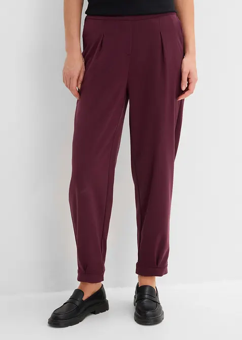Pantaloni cropped con viscosa, bonprix
