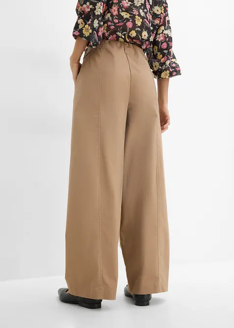 Pantaloni barrel in twill, bonprix
