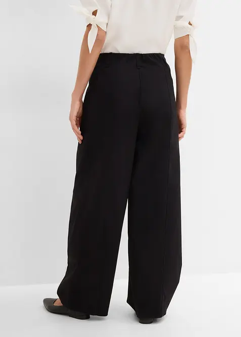 Pantaloni barrel in twill, bonprix