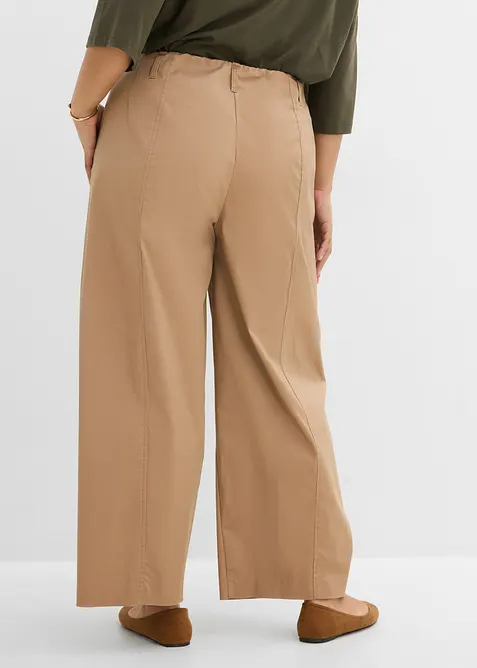 Pantaloni barrel in twill, bonprix