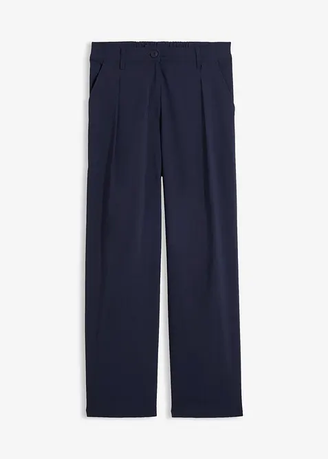 Pantaloni con pinces in bengalina di misto viscosa, bonprix