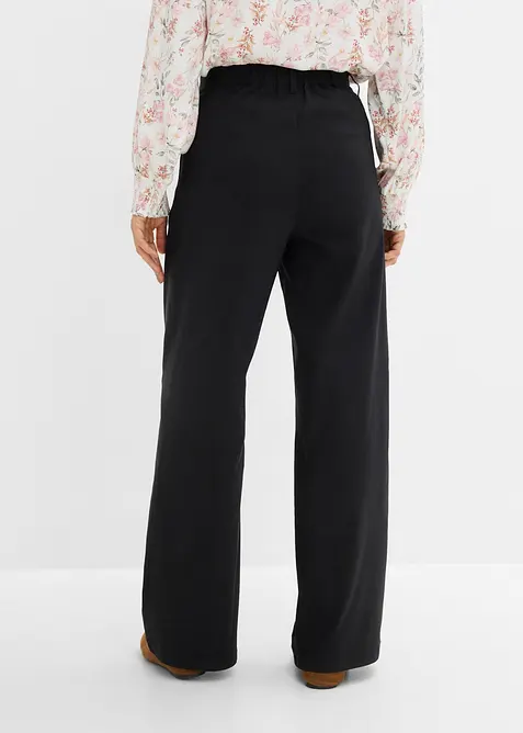 Pantaloni con pinces in bengalina elasticizzata, bonprix