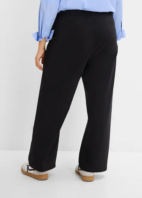 Pantaloni con pinces in bengalina elasticizzata, bonprix