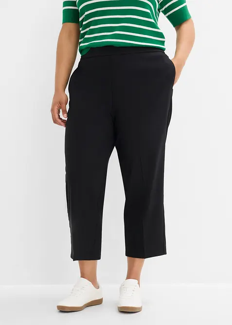 Pantaloni culotte in bengalina elasticizzata, bonprix