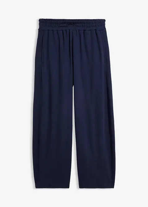 Pantaloni in jersey interlock di cotone., bonprix