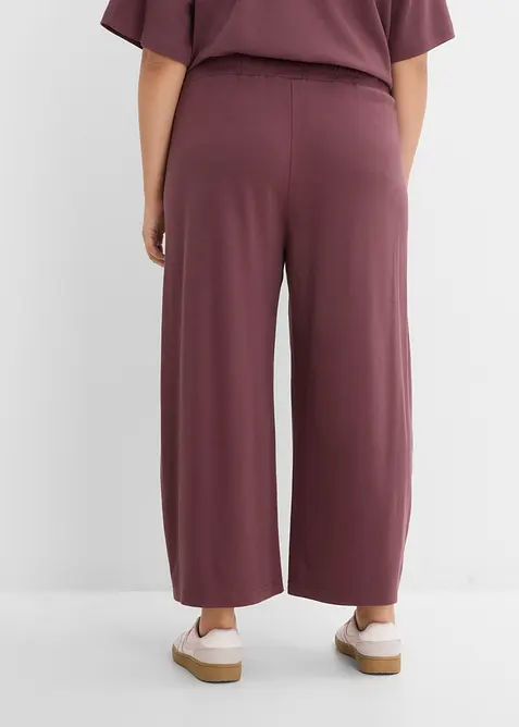 Pantaloni in jersey interlock di cotone., bonprix