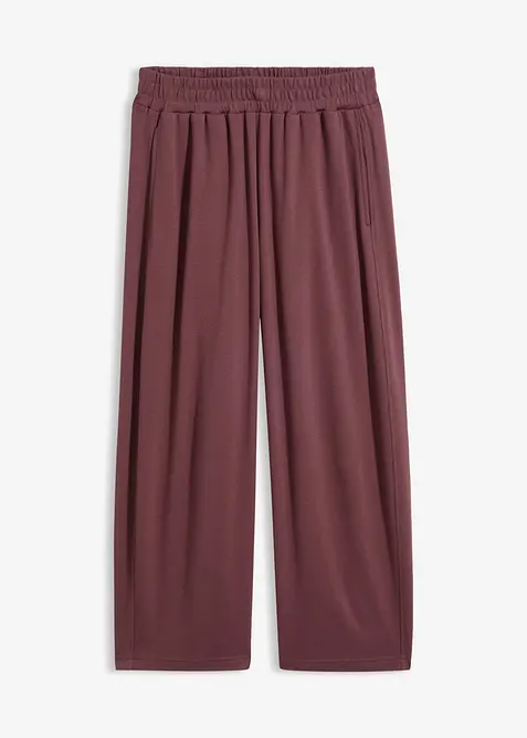 Pantaloni in jersey interlock di cotone., bonprix