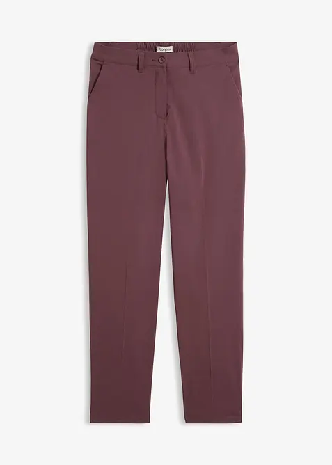 Pantaloni pancia piatta a sigaretta in bengalina elasticizzata, bonprix