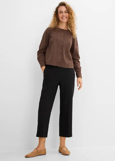 Pantaloni culotte in bengalina elasticizzata, bonprix