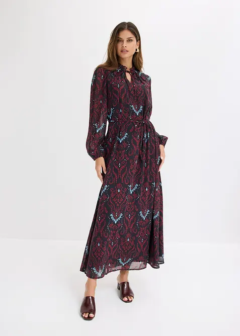 Abito  svasato in chiffon, bonprix