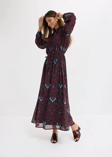 Abito  svasato in chiffon, bonprix
