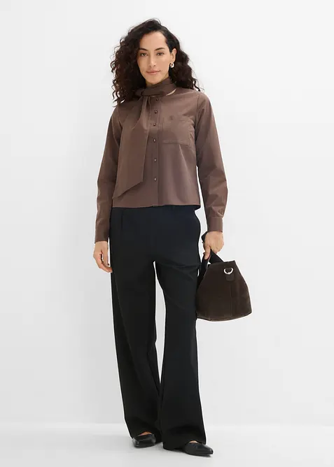 Blusa con sciarpina, bonprix