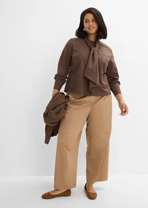 Blusa con sciarpina, bonprix