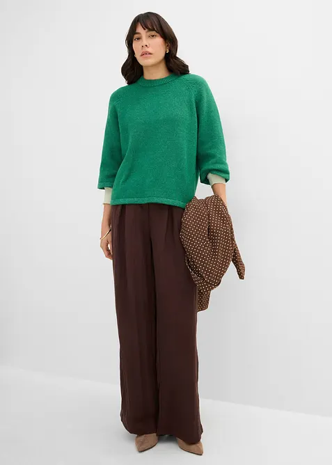 T-shirt in maglia oversize, bonprix