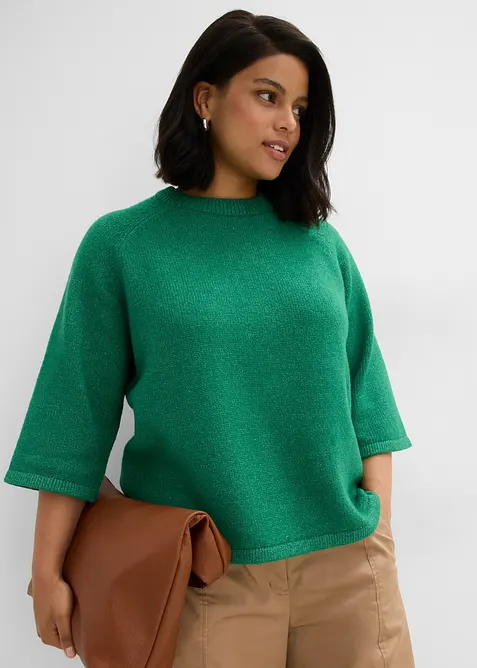 T-shirt in maglia oversize, bonprix