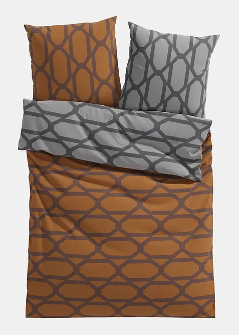 Biancheria da letto double-face in misto cotone, bonprix