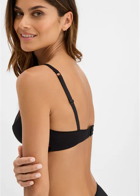 Reggiseno con ferretto e pizzo delicato (pacco da 3), bonprix