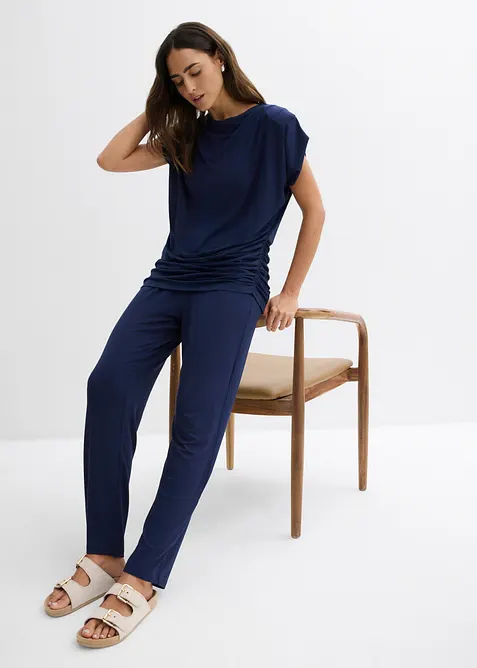 Maglia e pantaloni in misto viscosa  (set 2 pezzi), bonprix
