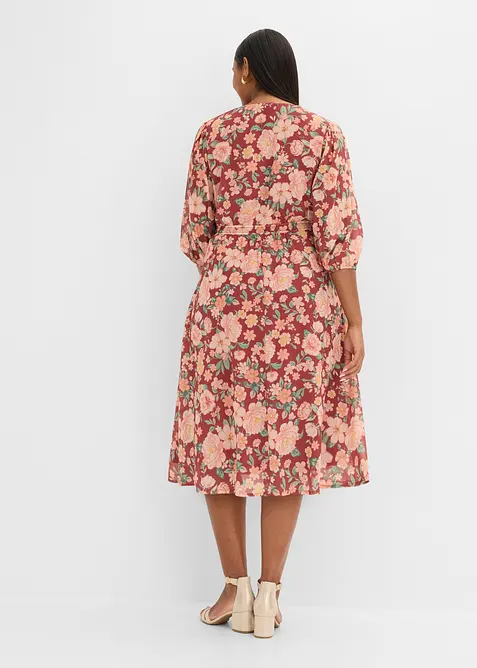 Abito  svasato in chiffon, bonprix