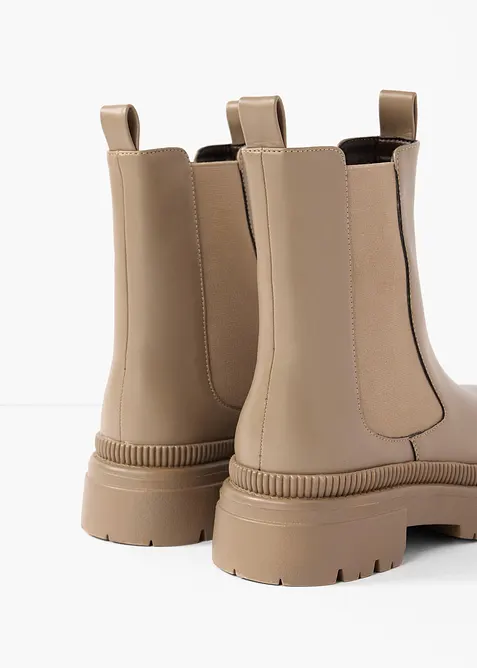 Stivaletti chelsea con suola profilata, bonprix