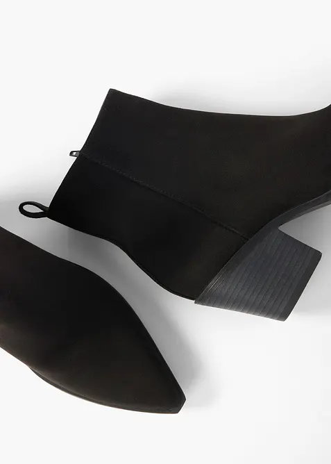 Stivaletti texani con tacco a blocco, bonprix