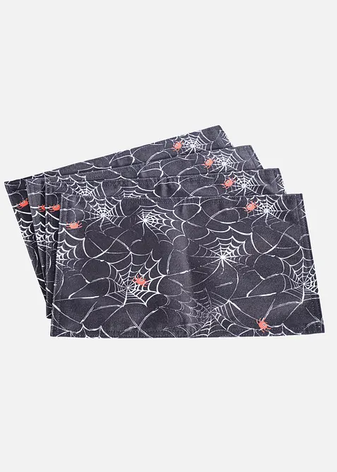 Tovagliette americane per Halloween (pacco da 4), bonprix
