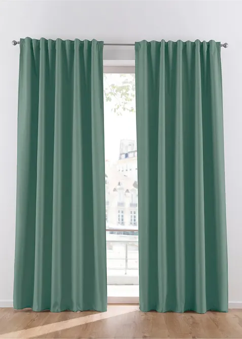 Tenda termica con retro in morbido pile, anche extra lunga (pacco da 1), bonprix