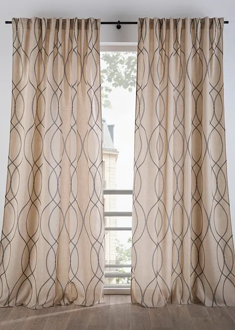 Tenda con effetto melange (pacco da 1), bonprix