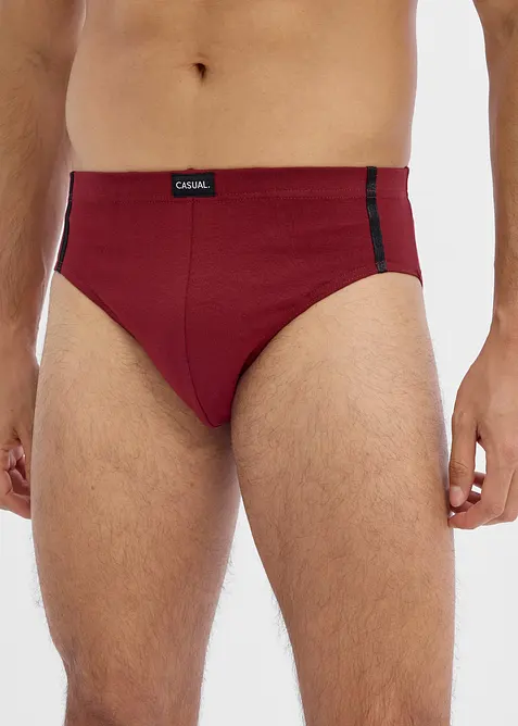 Slip alto con cotone (pacco da 5), bonprix