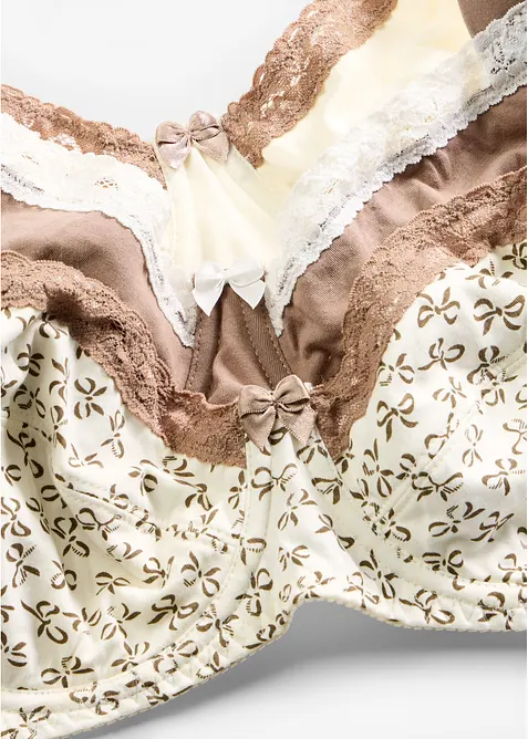 Reggiseno con ferretto e cotone biologico (pacco da 3), bonprix