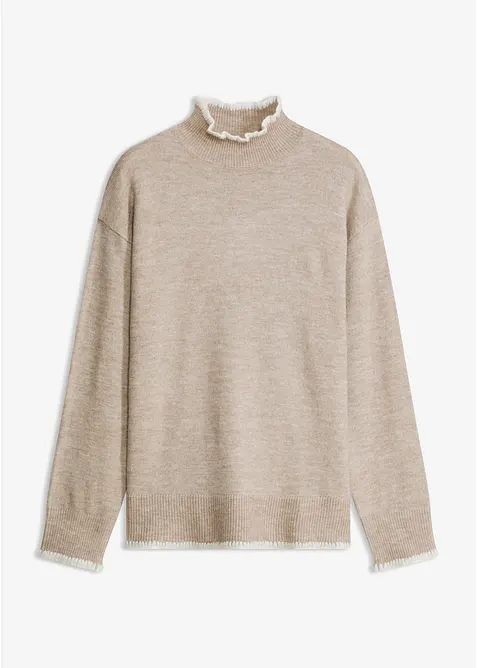 Maglione a collo alto, bonprix
