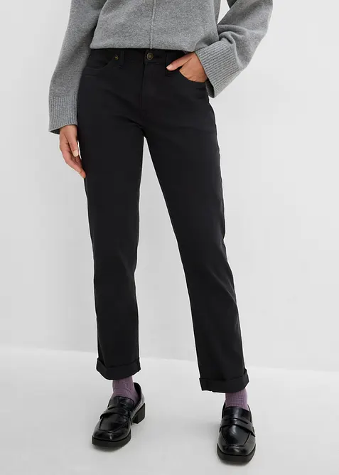 Jeans elasticizzati straight, vita alta, bonprix
