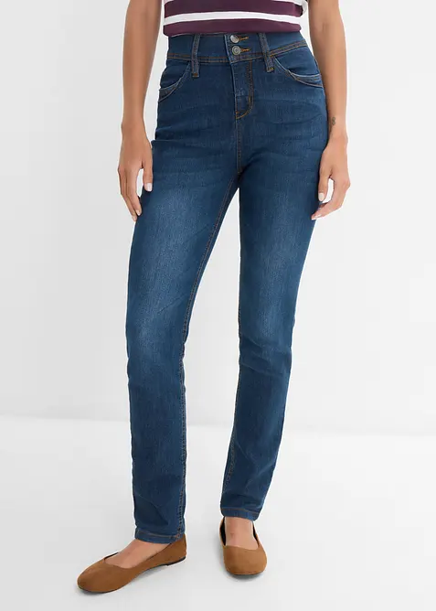 Jeans elasticizzati  confortevoli slim fit, vita alta, bonprix