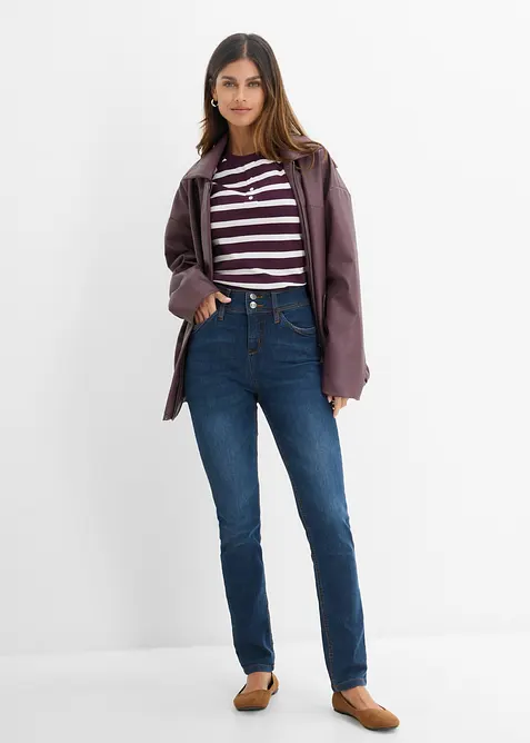 Jeans elasticizzati  confortevoli slim fit, vita alta, bonprix