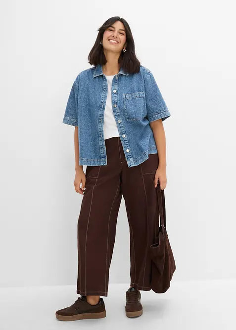 Camicia in jeans di puro cotone, bonprix