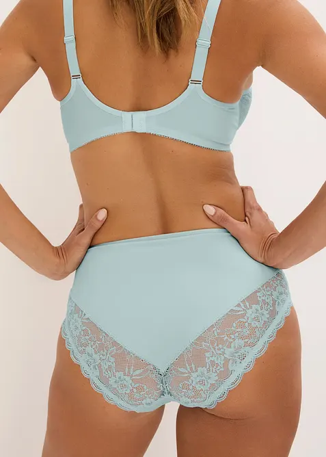 Slip alto con pizzo delicato (pacco da 2), bonprix