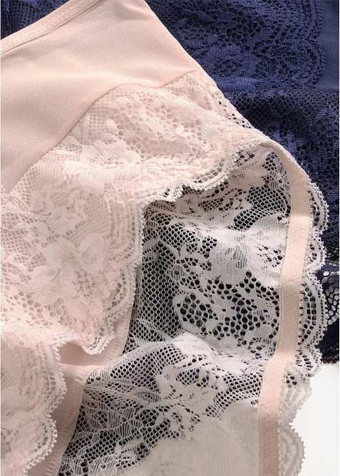 Slip alto con pizzo delicato (pacco da 2), bonprix