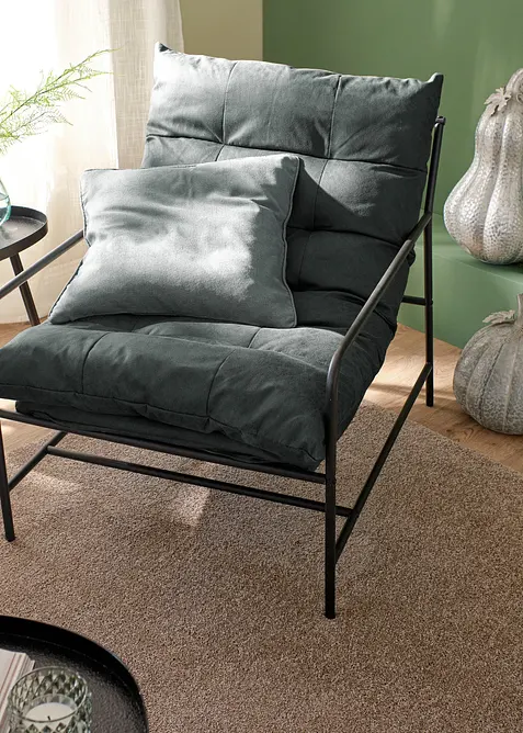 Poltrona con struttura in metallo, bonprix